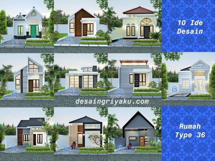 Desain rumah perumnas tipe 36