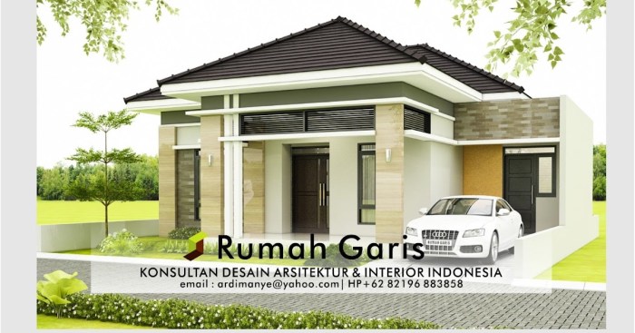 Desain rumah ukuran 12 x 15 meter