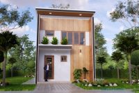 Desain rumah sederhana 2 lantai ukuran 5x10