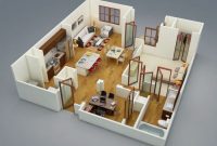 Desain rumah model apartemen