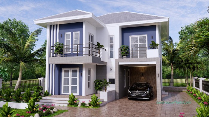 Desain rumah ukuran tanah 9x10