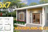 Desain rumah minimalis ukuran 6x7 meter