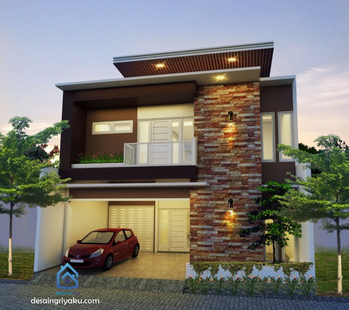 Desain rumah ukuran 5 x 15