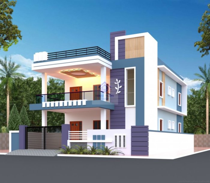 Desain samping rumah modern