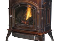 Iron gas stove propane stoves vent cast freestanding natural ashley hearth single ventless fireplace sq ft lowes products heating burner