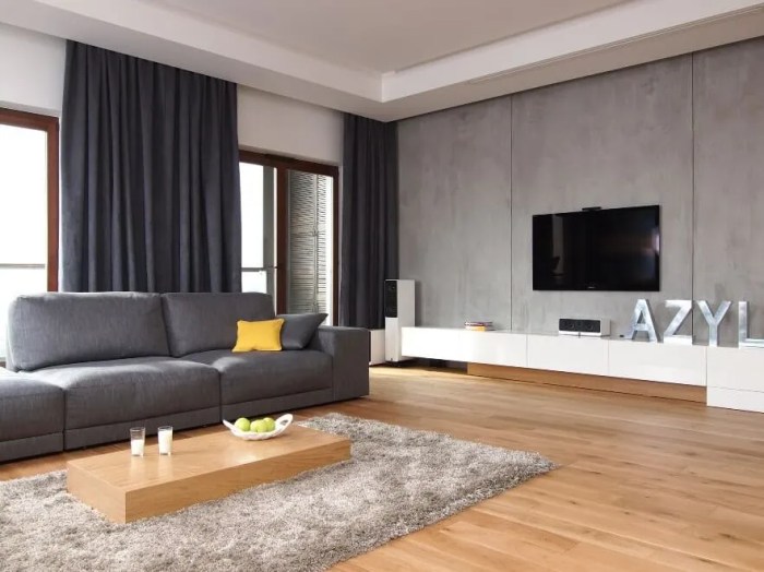 Grau modern wohnzimmer