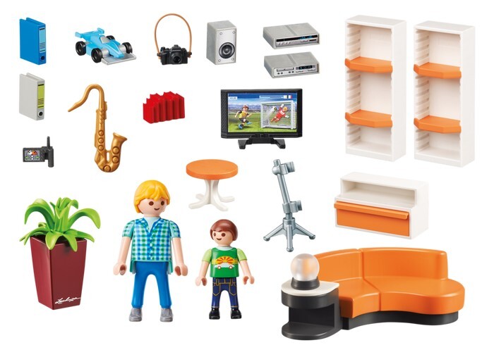 Playmobil mansion luxury 5574 modern furnished set