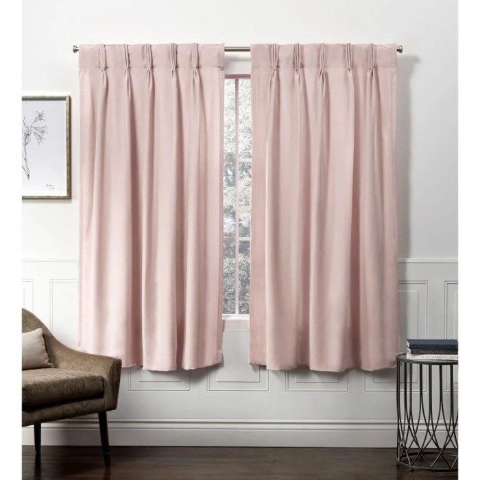 Pleated linen drapes pinch lined window drape pleat