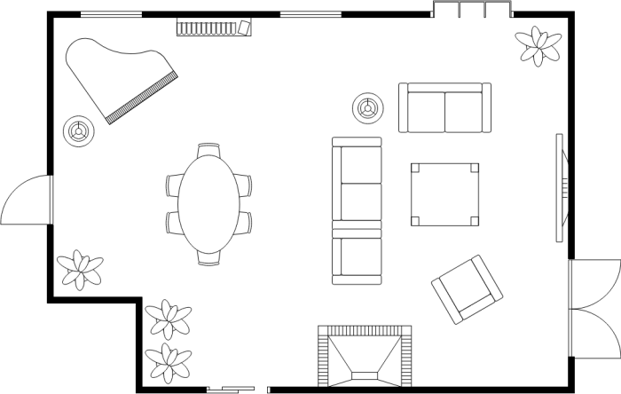 Grundriss wohnzimmer einrichten